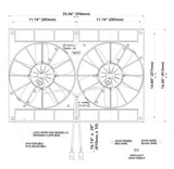 FD Radiator - Spal Fan 30102052